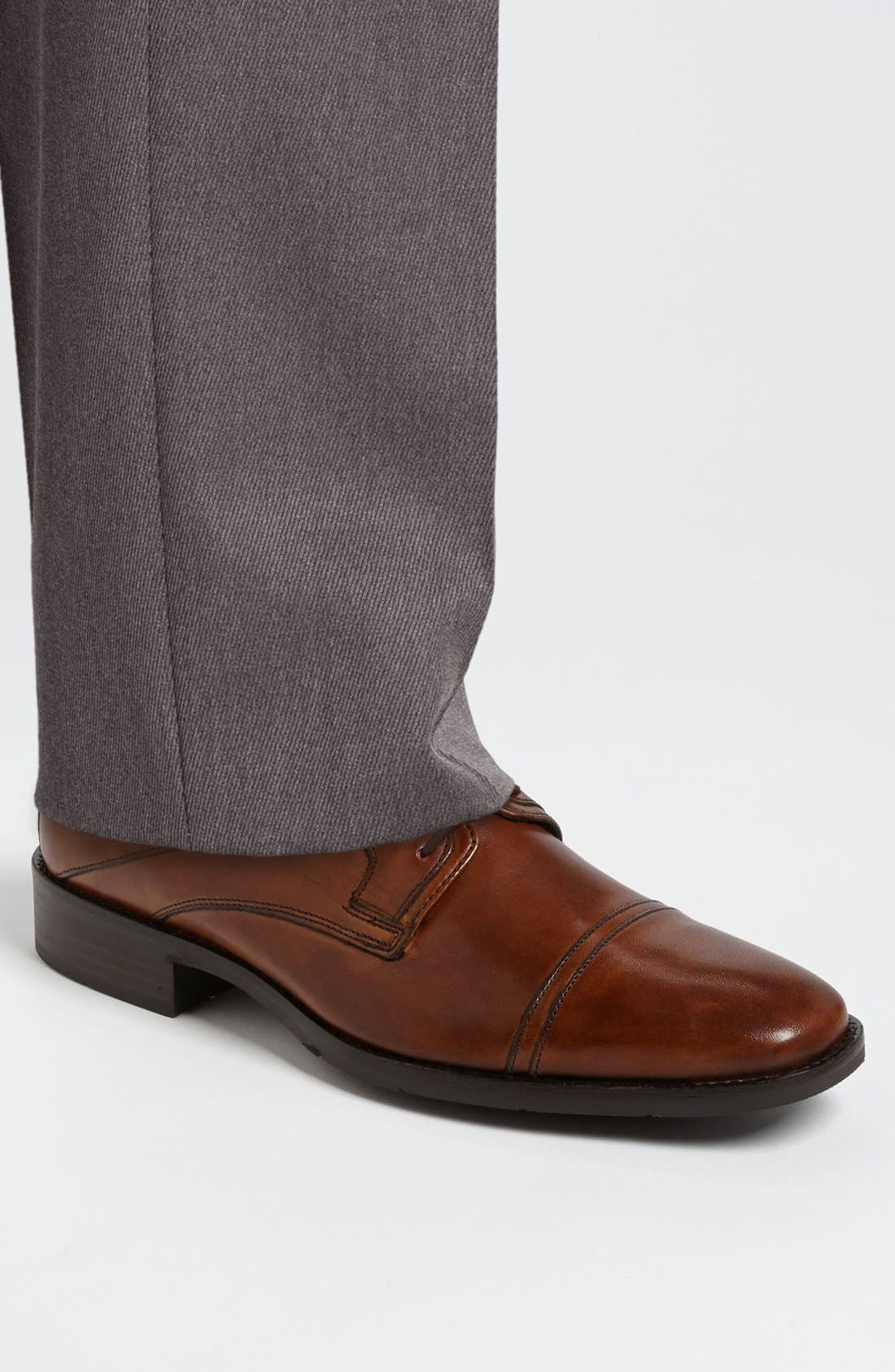 'Larsey' Cap Toe Derby, Alternate, color, TAN