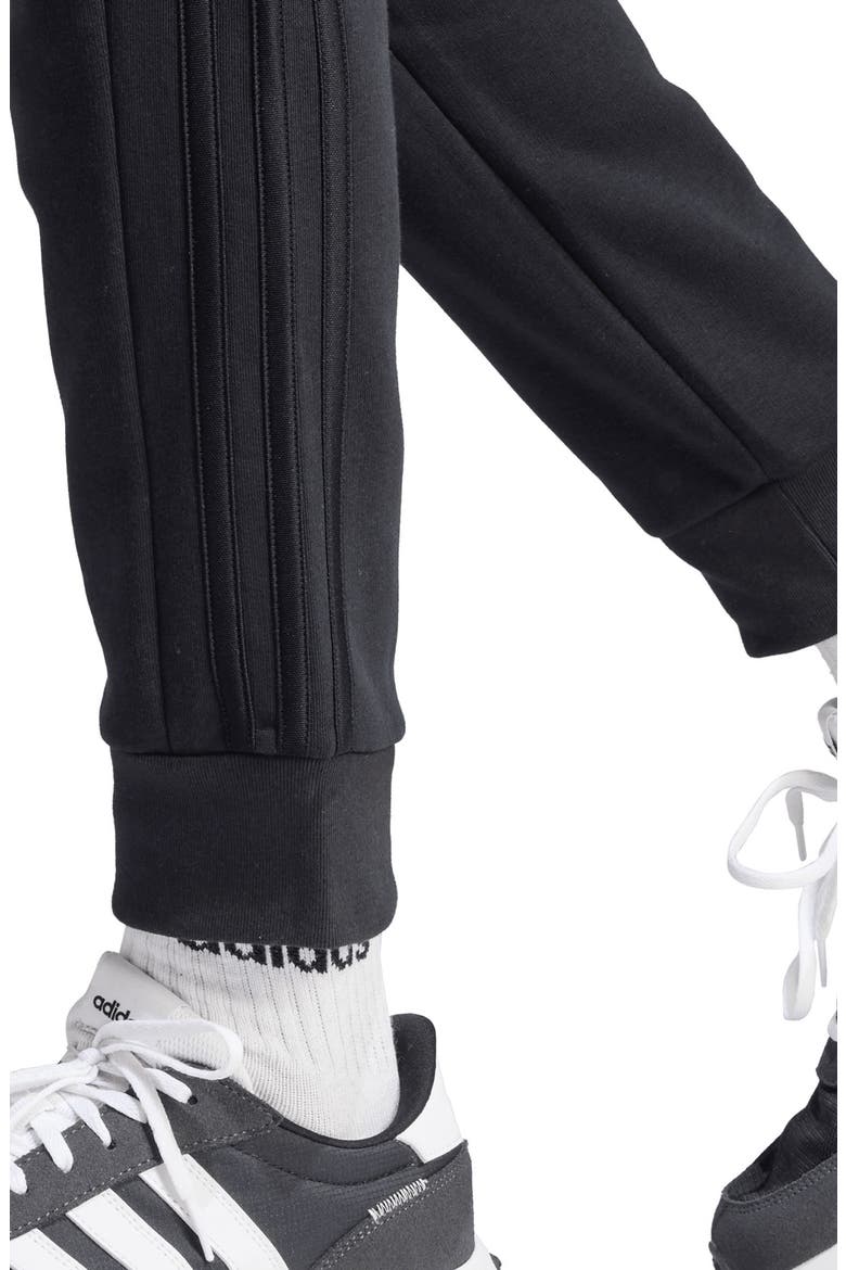 Essentials Fleece Tapered Joggers, Alternate, color, BLACK