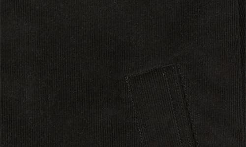 Levi's Hooded Corduroy Jacket In Black