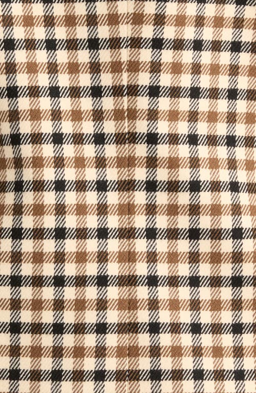 Jones New York Check Faux Double Breasted Blazer In Gray