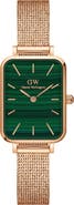 Daniel Wellington Quadro Melrose Mesh Strap Watch, 20mm x 26mm