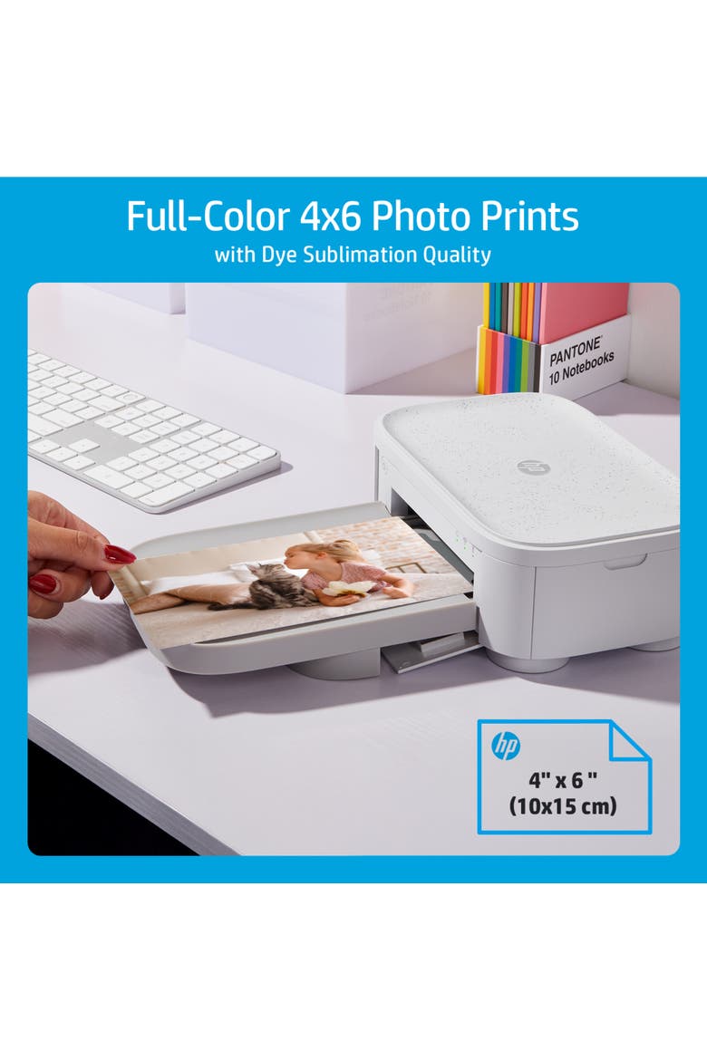 Sprocket Studio Plus 4x6 Printer, Alternate, color, White