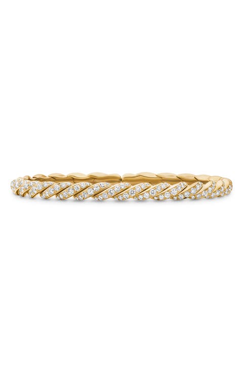 Pavéflex Bracelet in 18K Gold with Diamonds