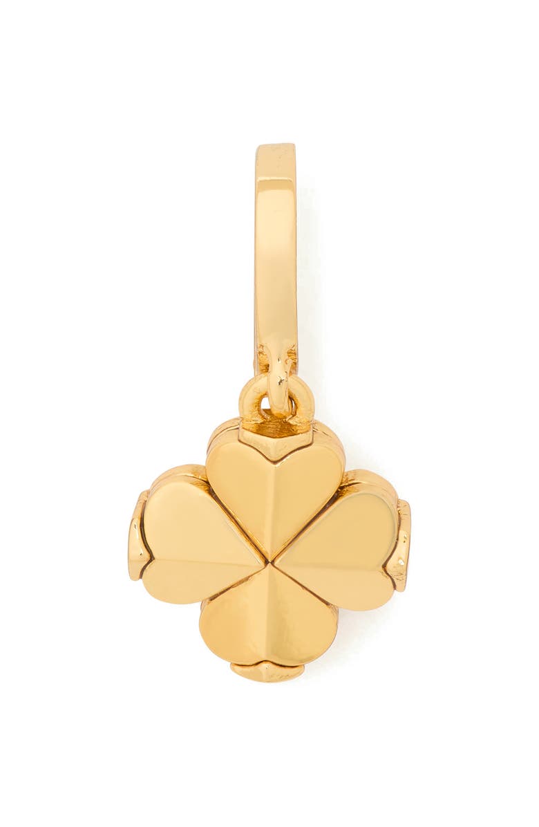 Kate Spade New York spade flower charm, Main, color, Gold.