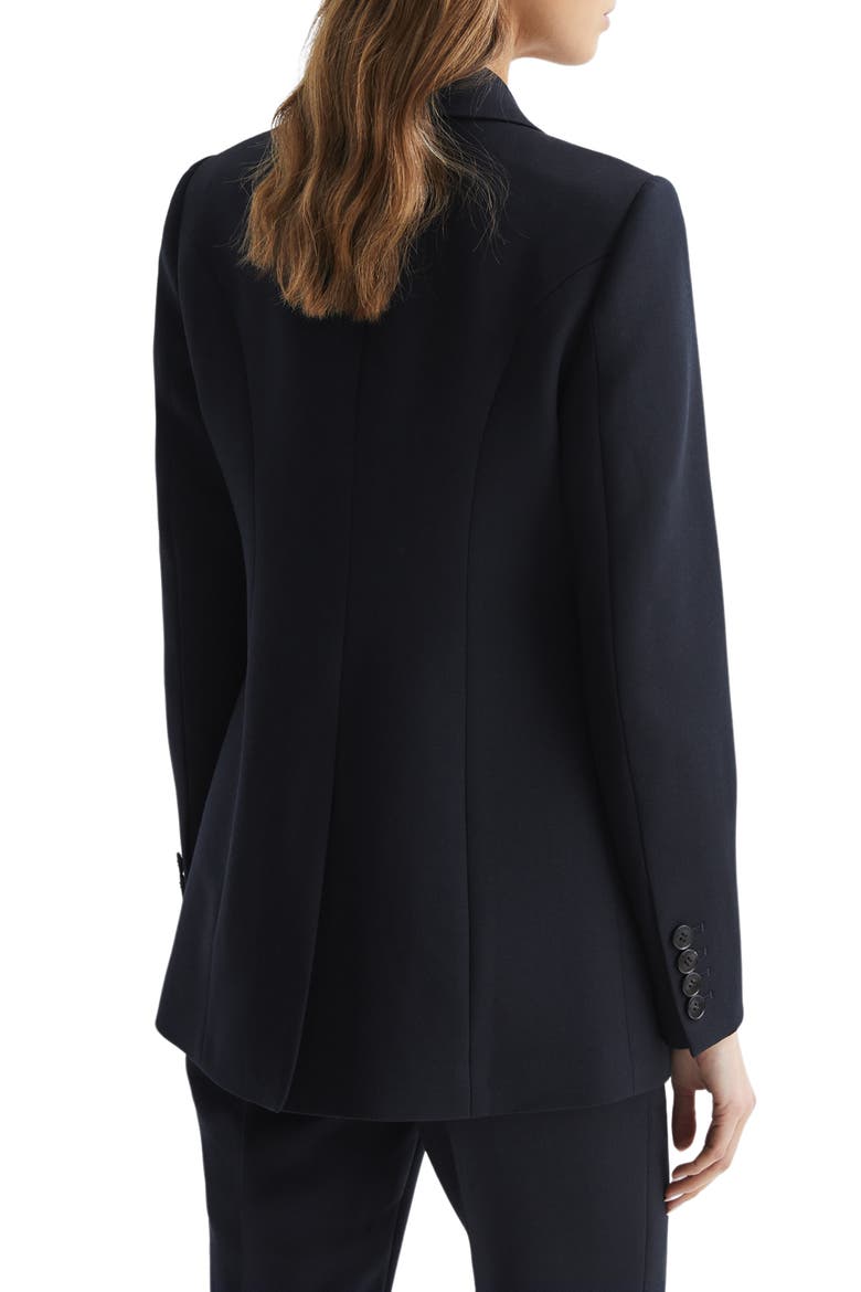 Kali Double Breasted Wool Jacket, Alternate, color, NAVY