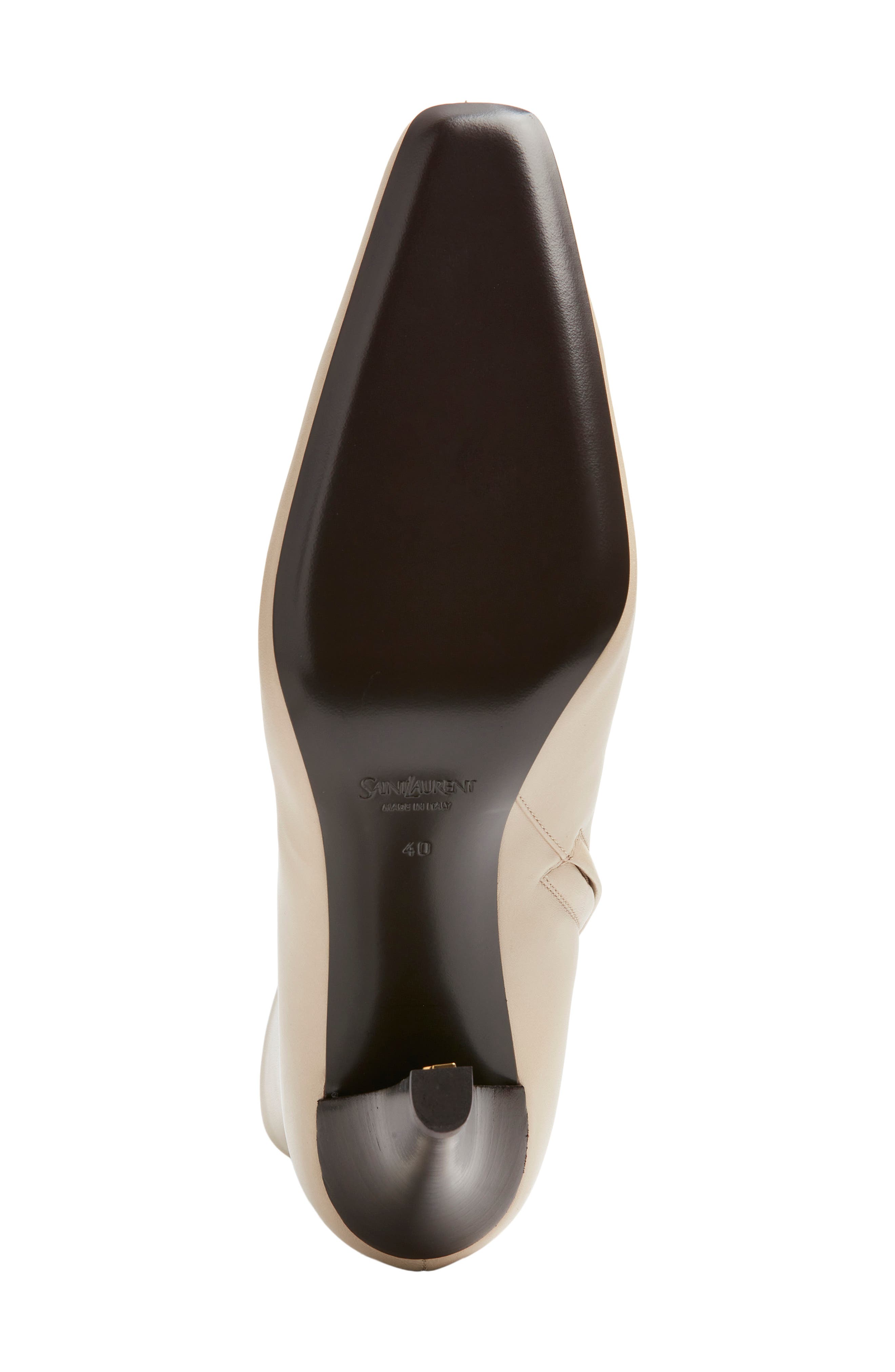 Saint Laurent Jill Bootie, Alternate, color, Stonish Beige