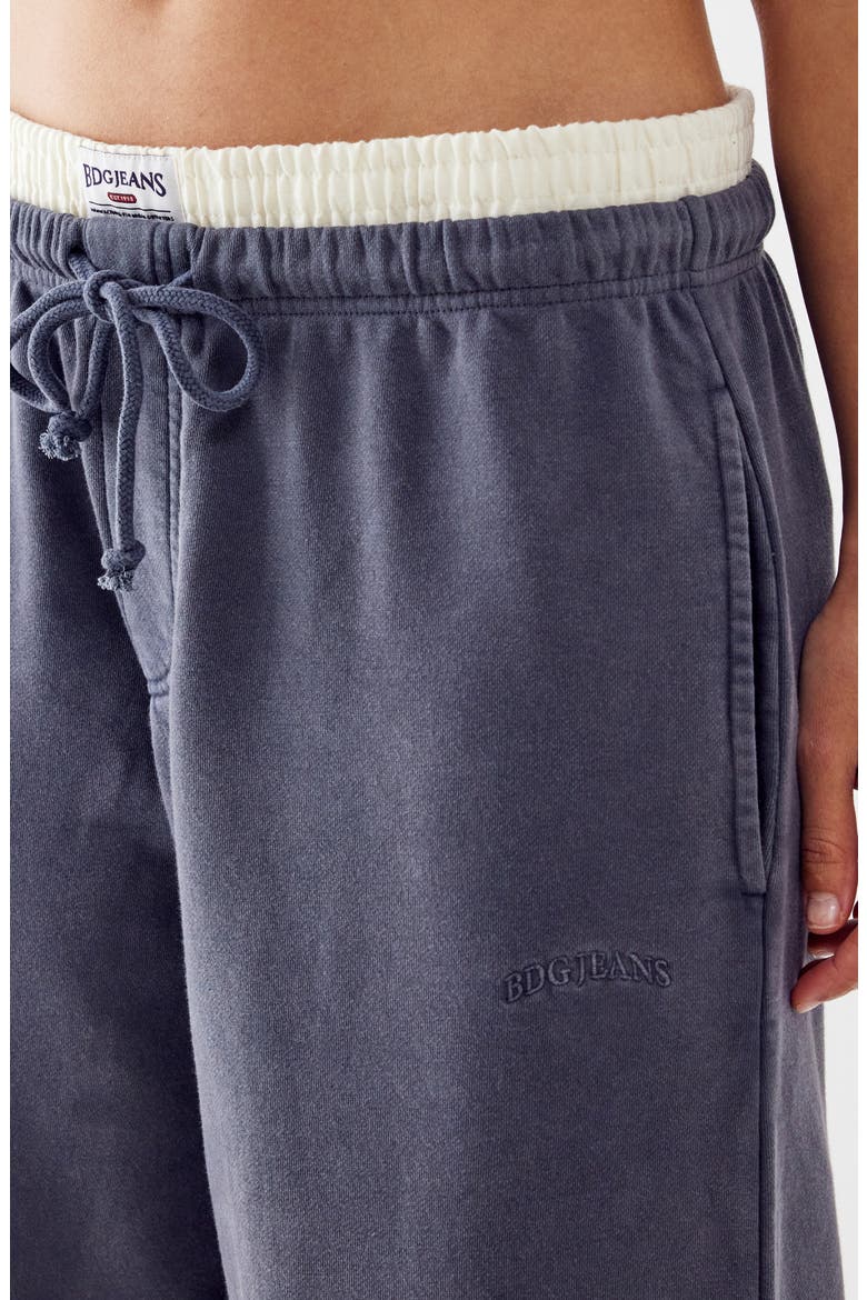 Boxer Wide Leg Sweatpants, Alternate, color, WASHED BLACK