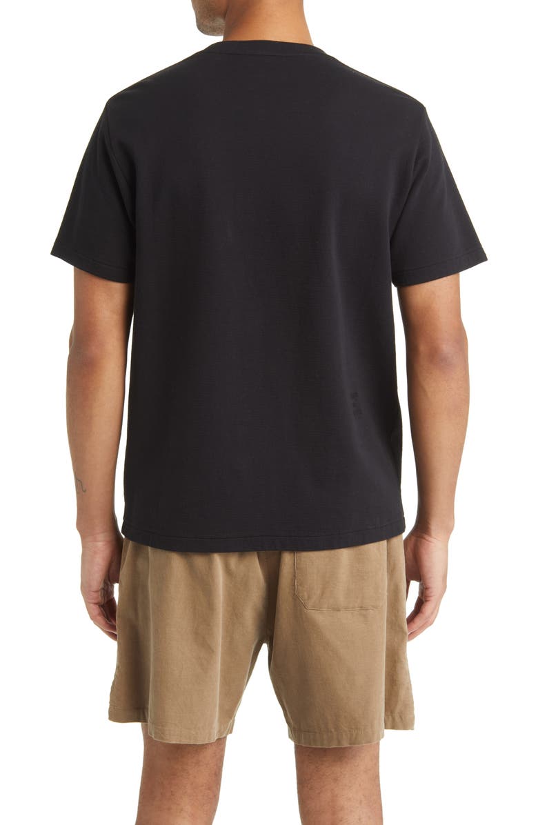 FRAME Duo Fold Cotton T-Shirt, Alternate, color, Noir