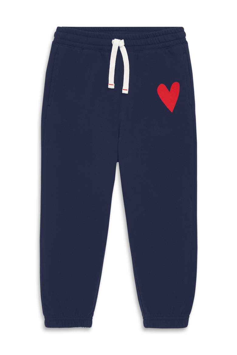 Kids Heart Sweatpant, Main, color, Navy Lollipop