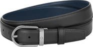 Montblanc Horseshoe Buckle Reversible Leather Belt
