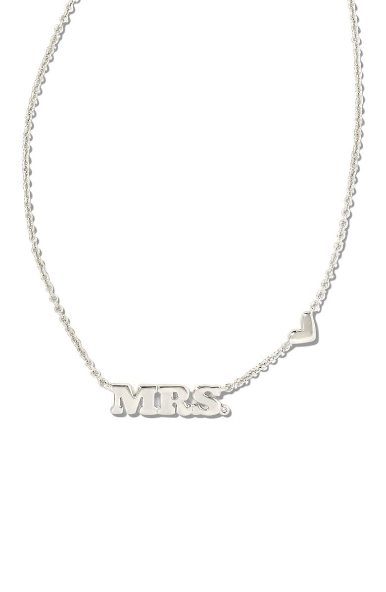 Kendra Scott Mrs. Pendant Necklace, Alternate, color, 