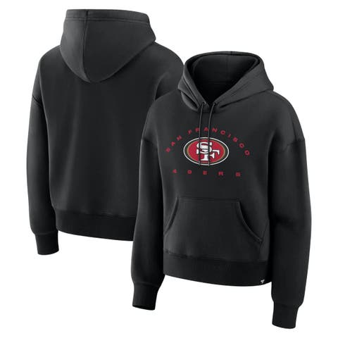 Women's Fanatics Black San Francisco 49ers Eligible Receiver Legacy Pullover Hoodie