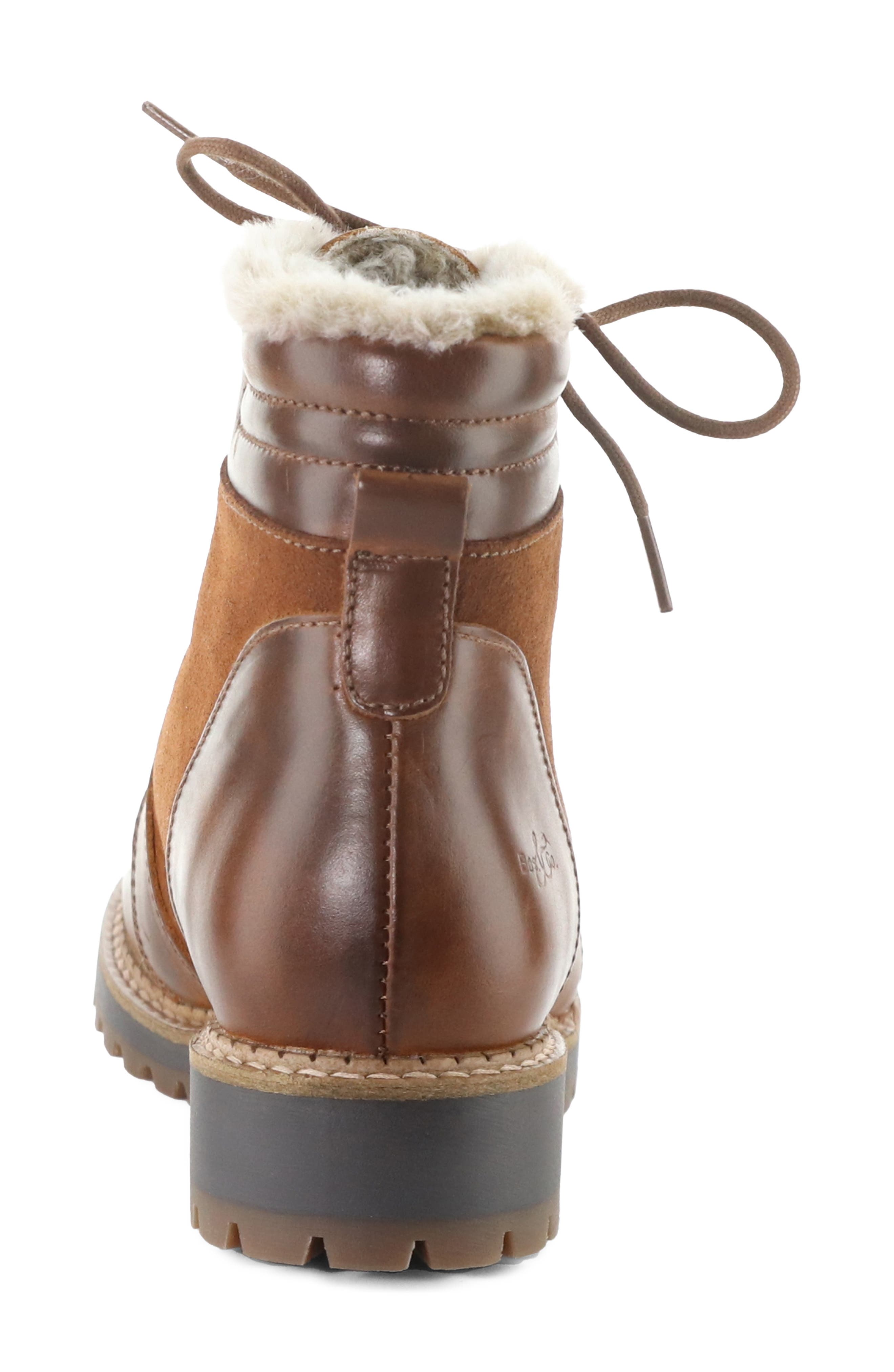 Chill Waterproof Leather Bootie, Alternate, color, COGNAC/ SCOTCH