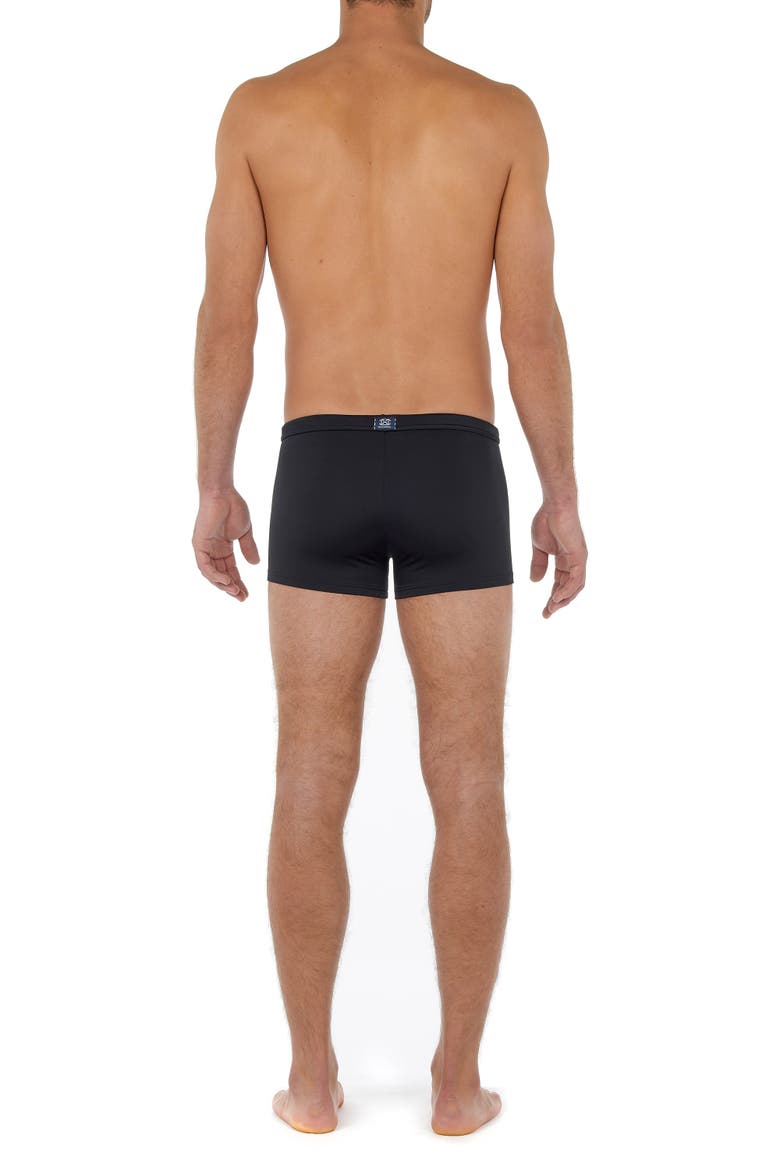Sea Life Swim Shorts, Alternate, color, Black