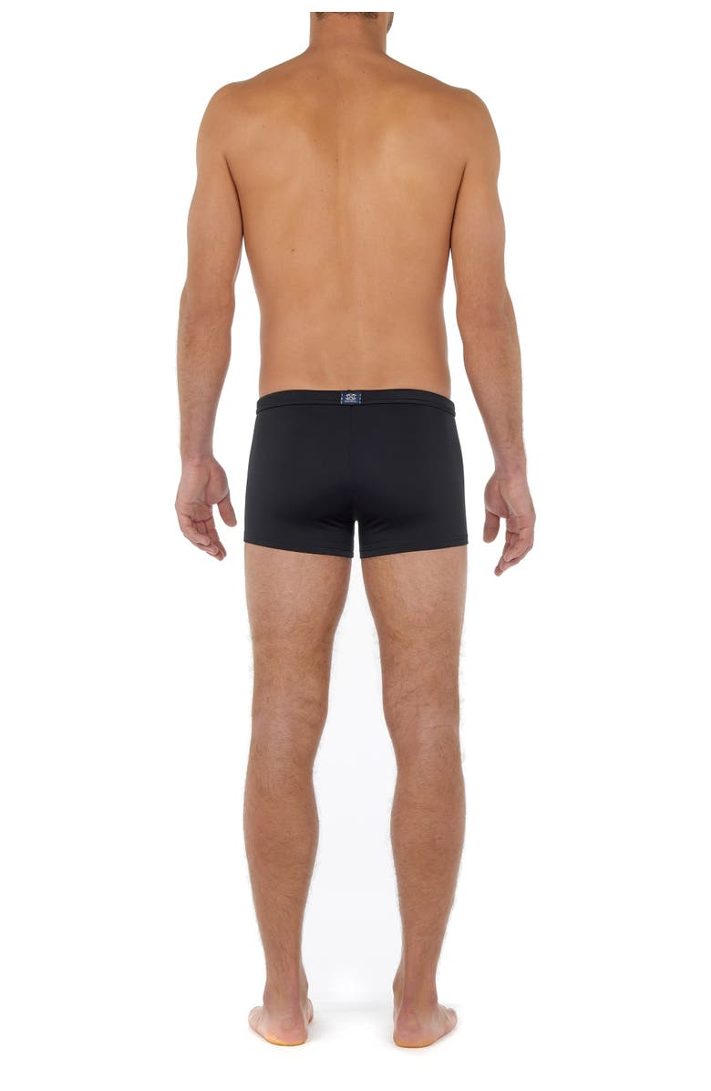 HOM Sea Life Swim Shorts, Alternate, color, Black