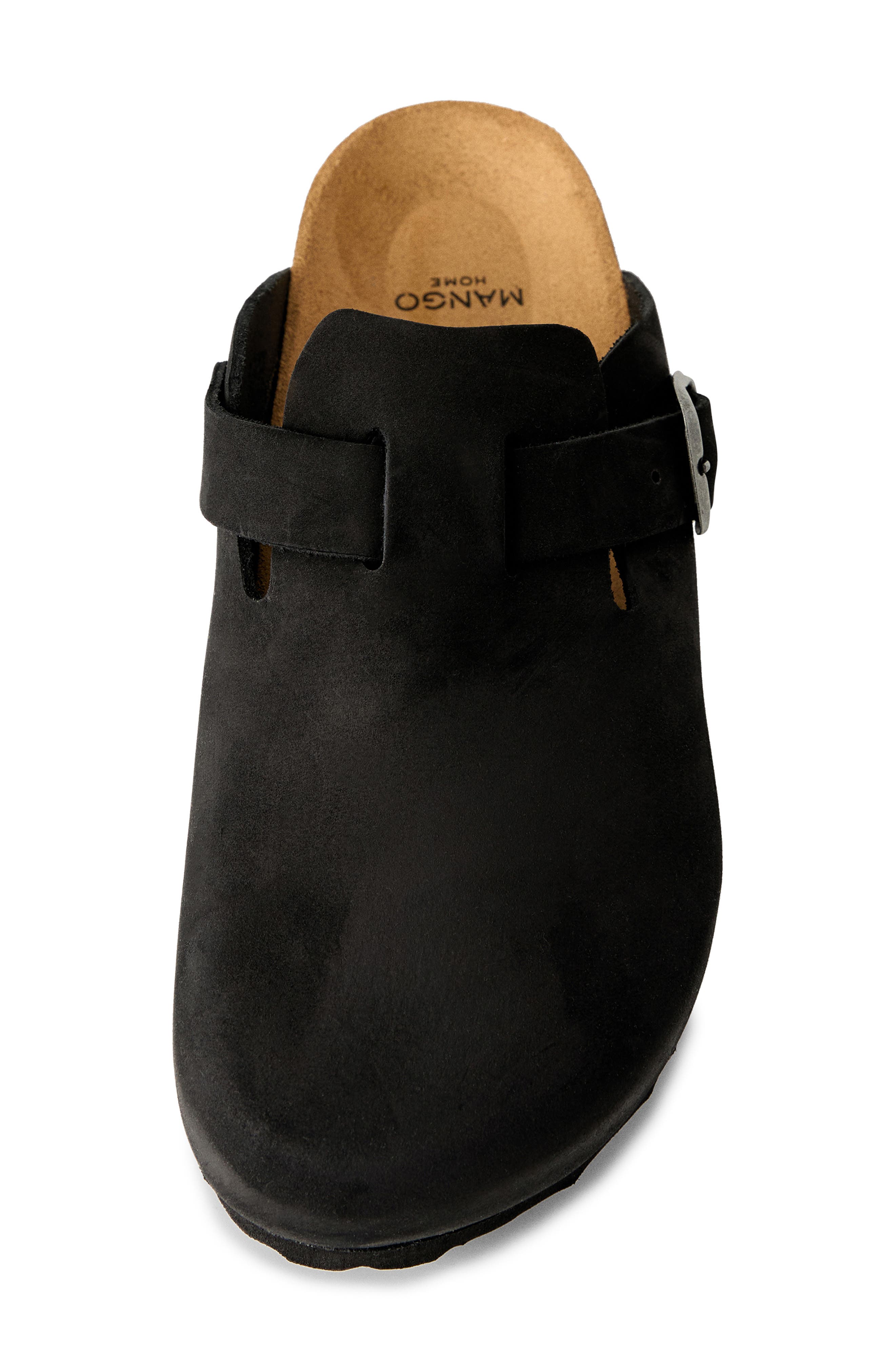 MANGO Leather Clog, Alternate, color, 