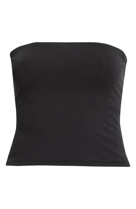 Stretch Cotton Jersey Tube Top (Regular & Plus)