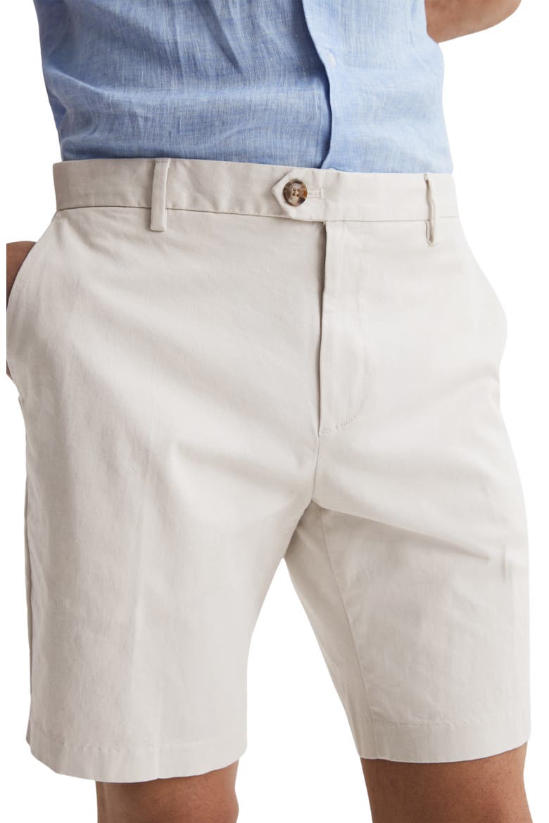 Wicket Stretch Cotton Chino Shorts, Alternate, color, CHALK