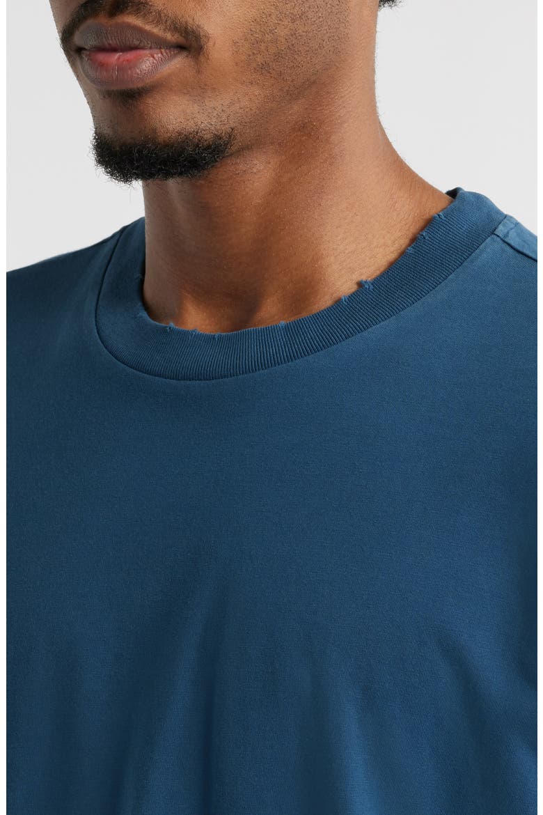 Core Oversize Crop Cotton T-Shirt, Alternate, color, VINTAGE MIDNIGHT