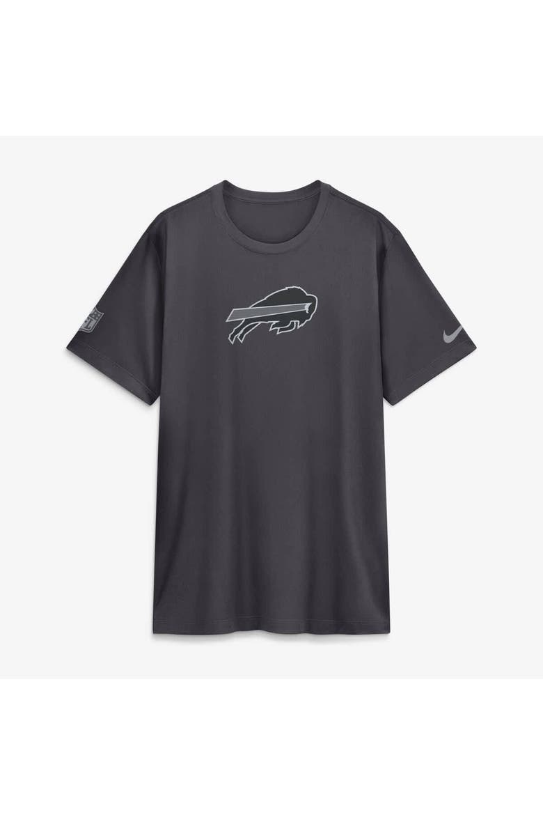 Men's Nike Anthracite Buffalo Bills Sideline Lead The Charge Legend Dri-FIT T-Shirt, Alternate, color, Anthracite
