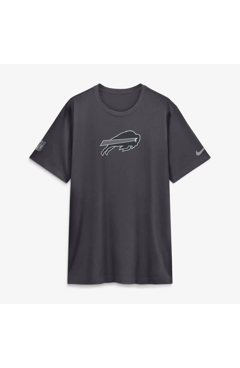 Nike Men's Nike Anthracite Buffalo Bills Sideline Lead The Charge Legend Dri-FIT T-Shirt, Alternate, color, Anthracite