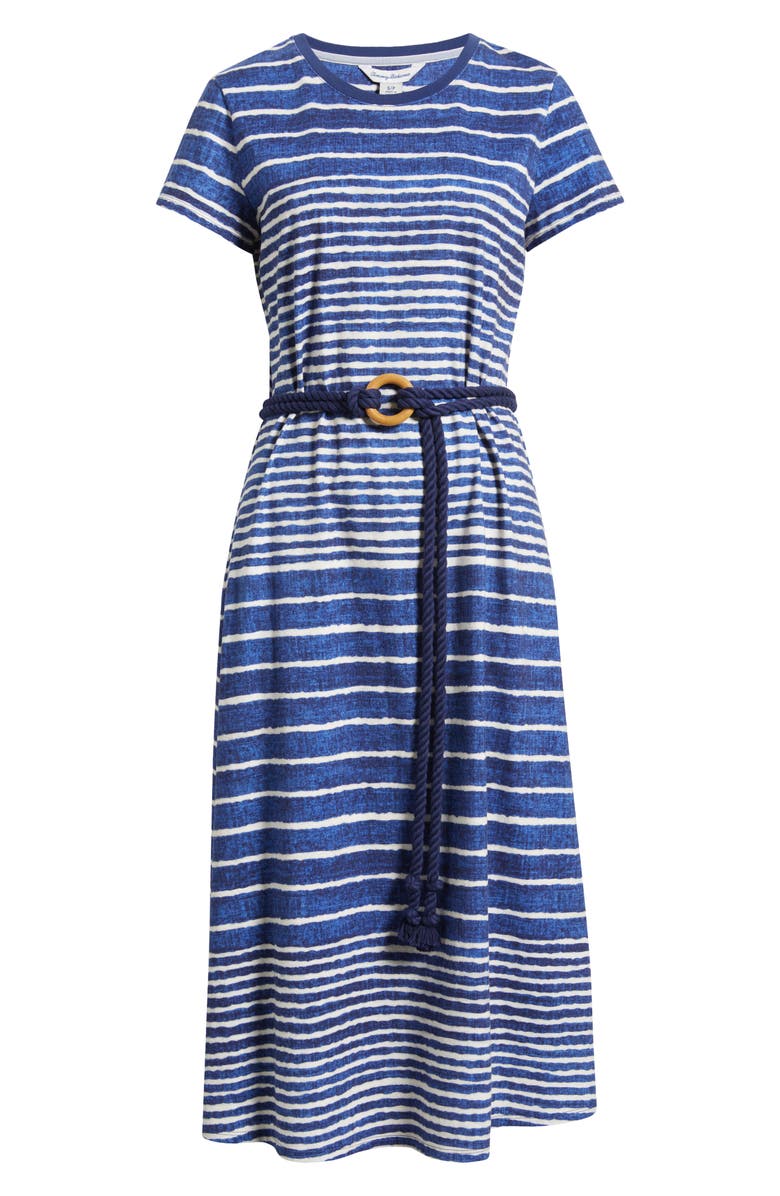 Tommy Bahama Coastal Chalet Belted Midi Dress, Alternate, color, 