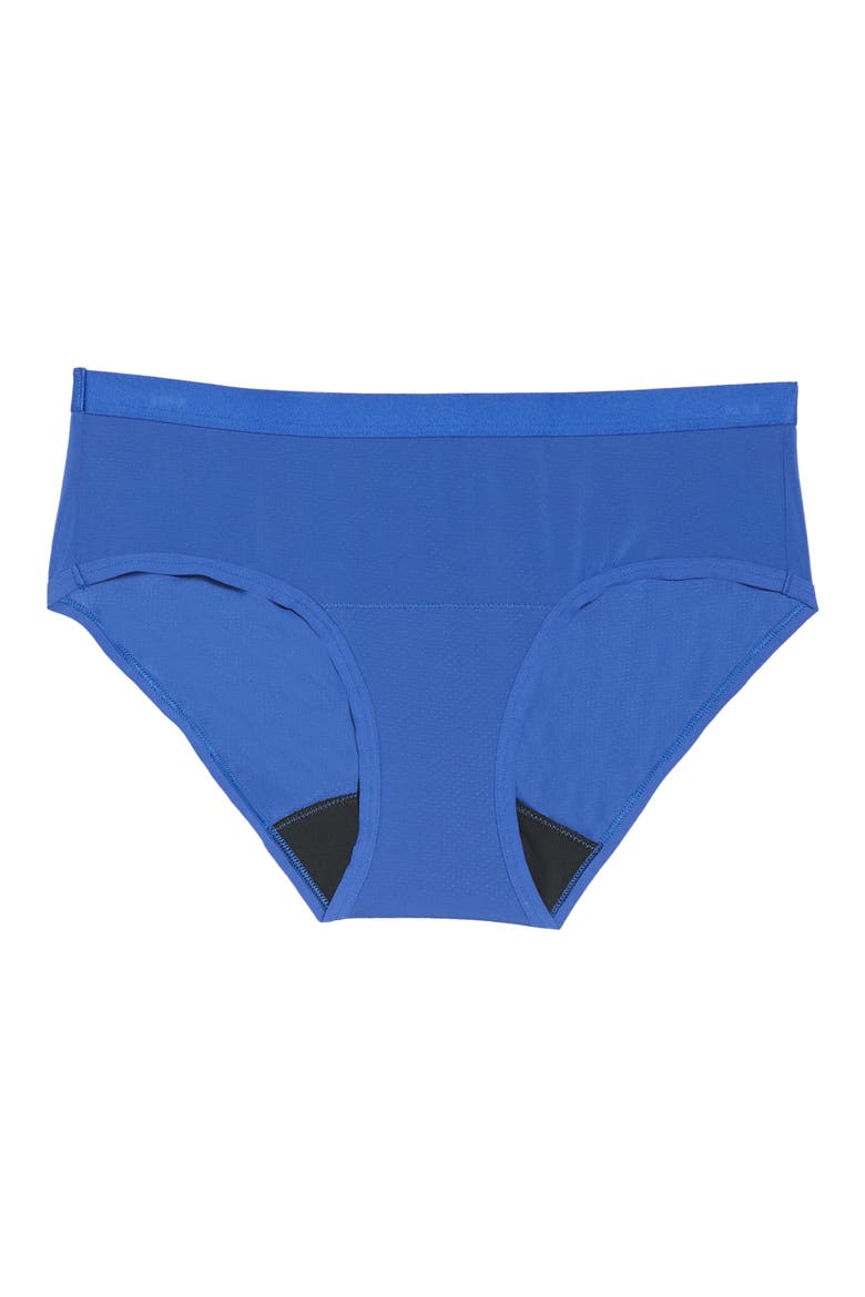 Period Proof Air Hiphugger Panties, Alternate, color, OCEAN