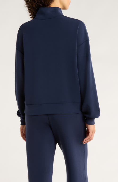 Mpg Dreamweave Crossover Quarter Zip In Blue