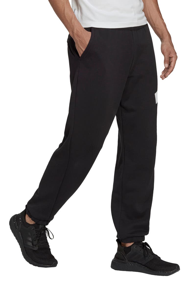 Future Icons Logo Graphic Pocket Joggers, Alternate, color, BLACK
