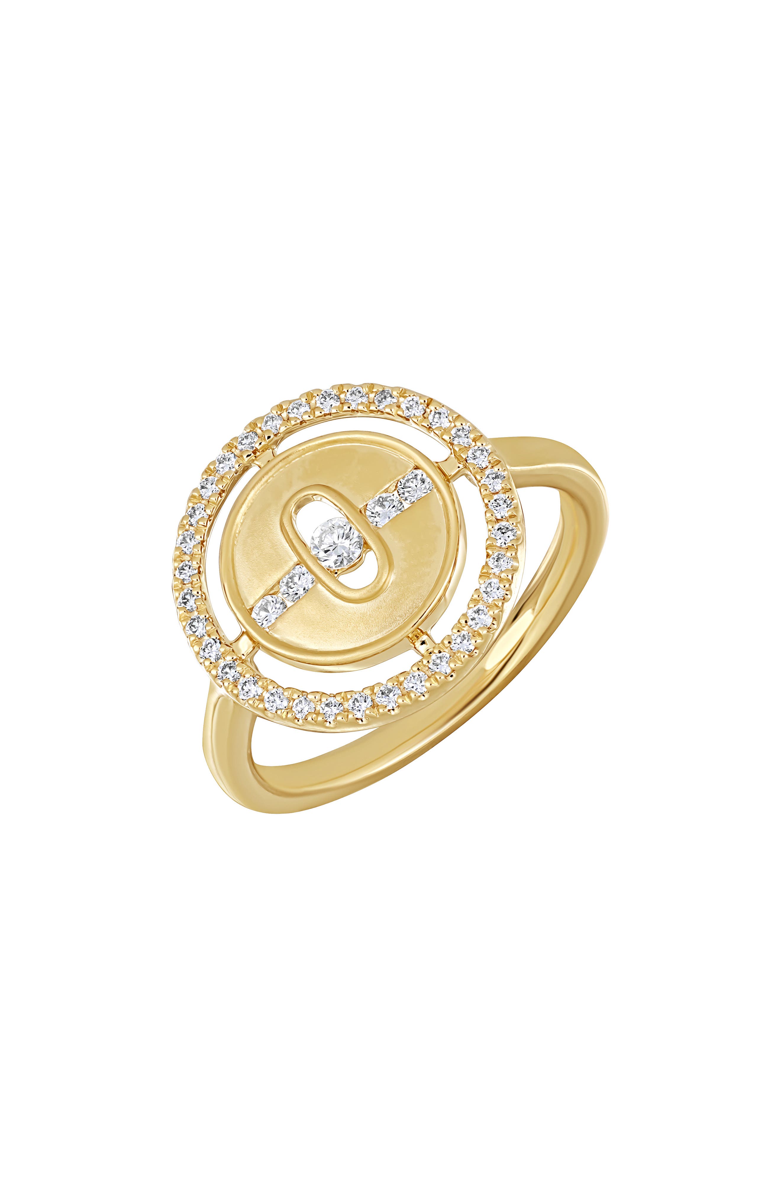 18k Gold Diamond Trend Ring