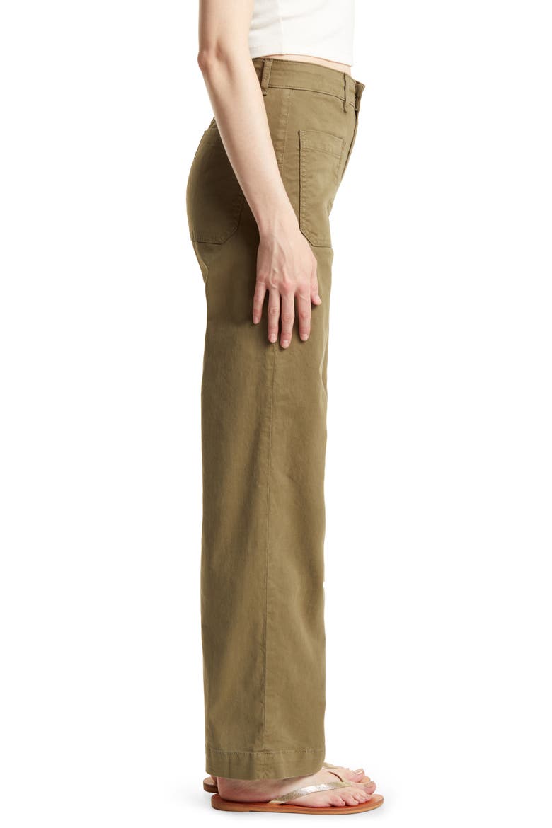 Sailor High Waist Wide Leg Pants, Alternate, color, OLIVE