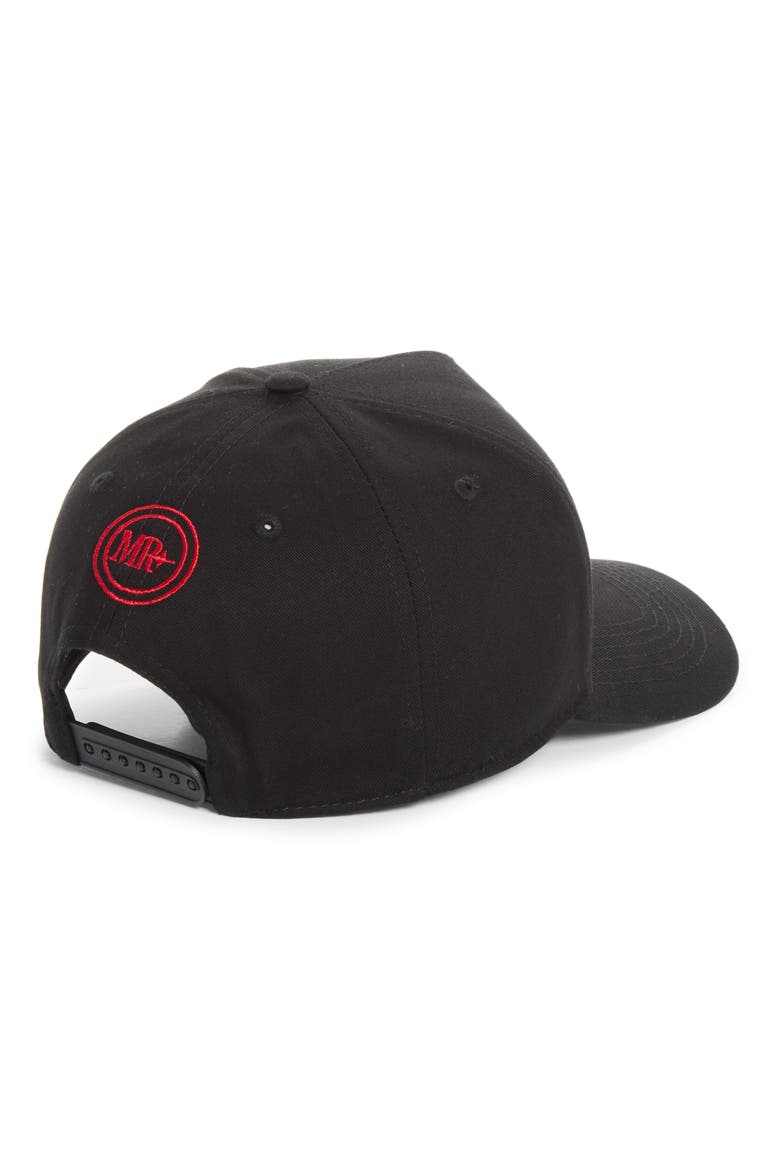Whiskey Snapback Baseball Cap, Alternate, color, JET BLACK
