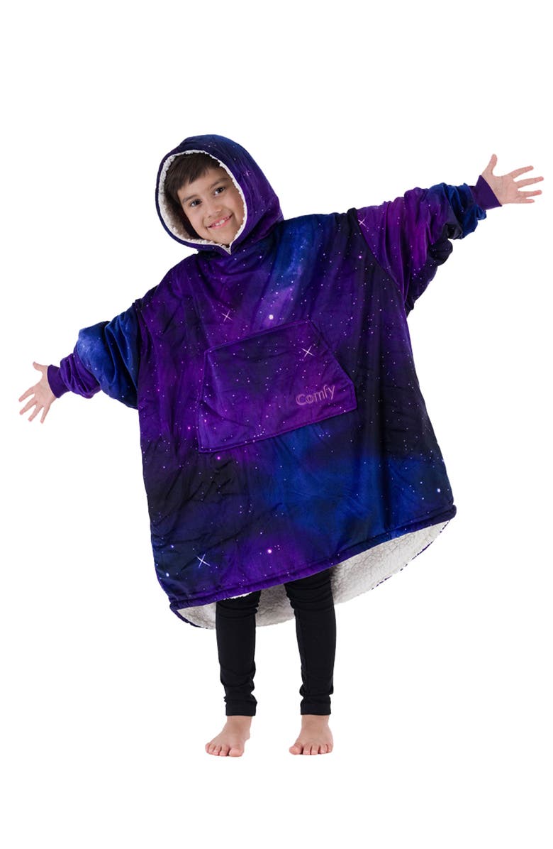 THE COMFY Kids' The Comfy Dream Lightweight Wearable Blanket, Main, color, Galaxy