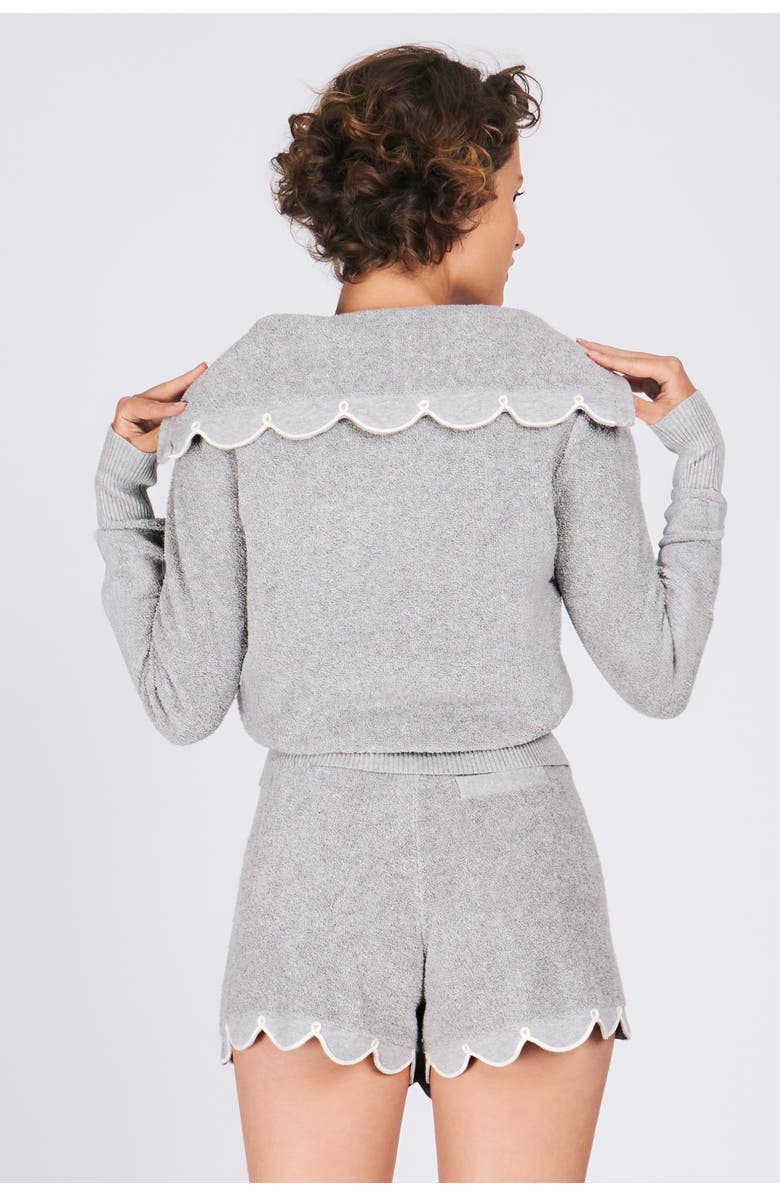 RACHEL ANTONOFF Nico Half-Zip, Alternate, color, Grey