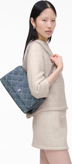 ショルダーバッグ・ポシェット MARC JACOBS THE QUILTED DENIM DUAL CONVERTIBLE SHOULDER BAG The Quilted Denim Snapshot Convertible Shoulder Bag | Marc