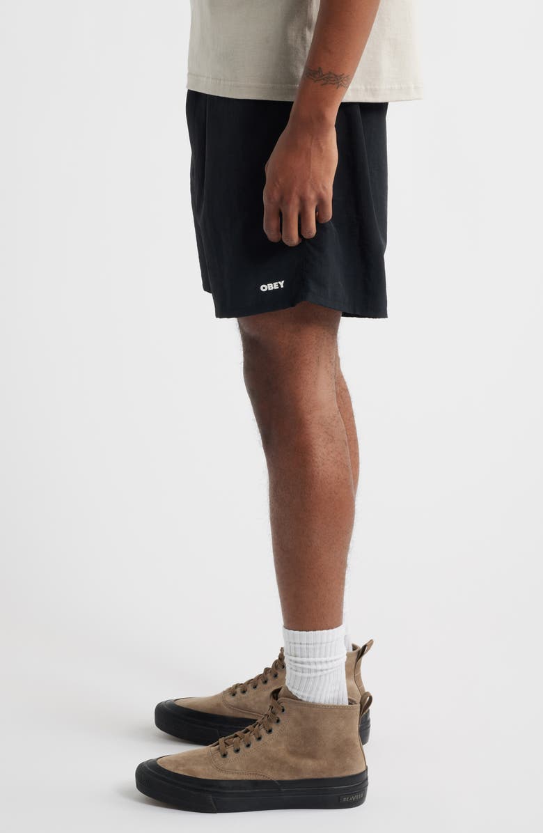 Obey Easy Bold Nylon Shorts, Alternate, color, 