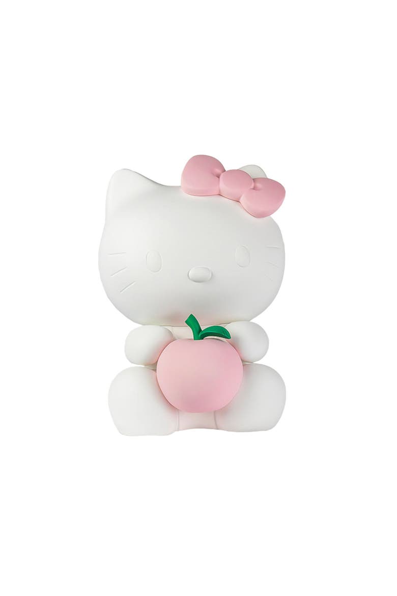 Hello Kitty With Apple Figurine, Main, color, Pink/White