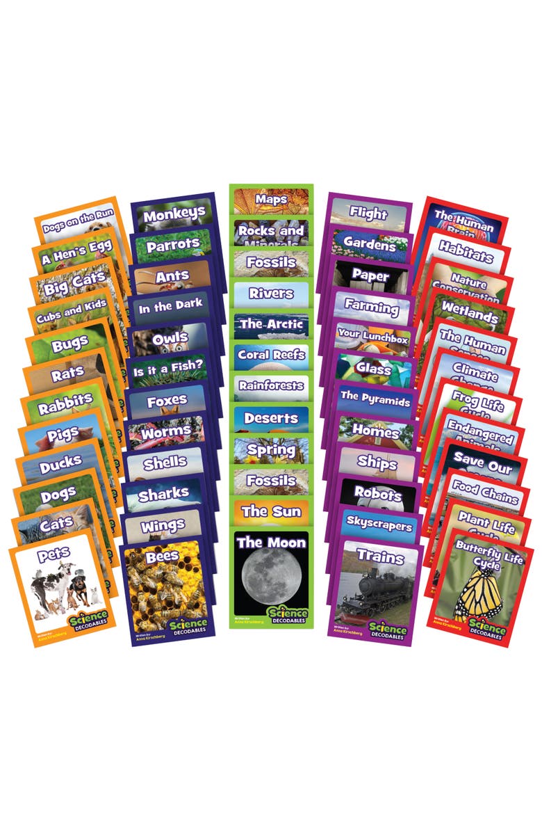 Junior Learning Science Decodables Nonfiction Boxed Educational Learning Set, Alternate, color, 