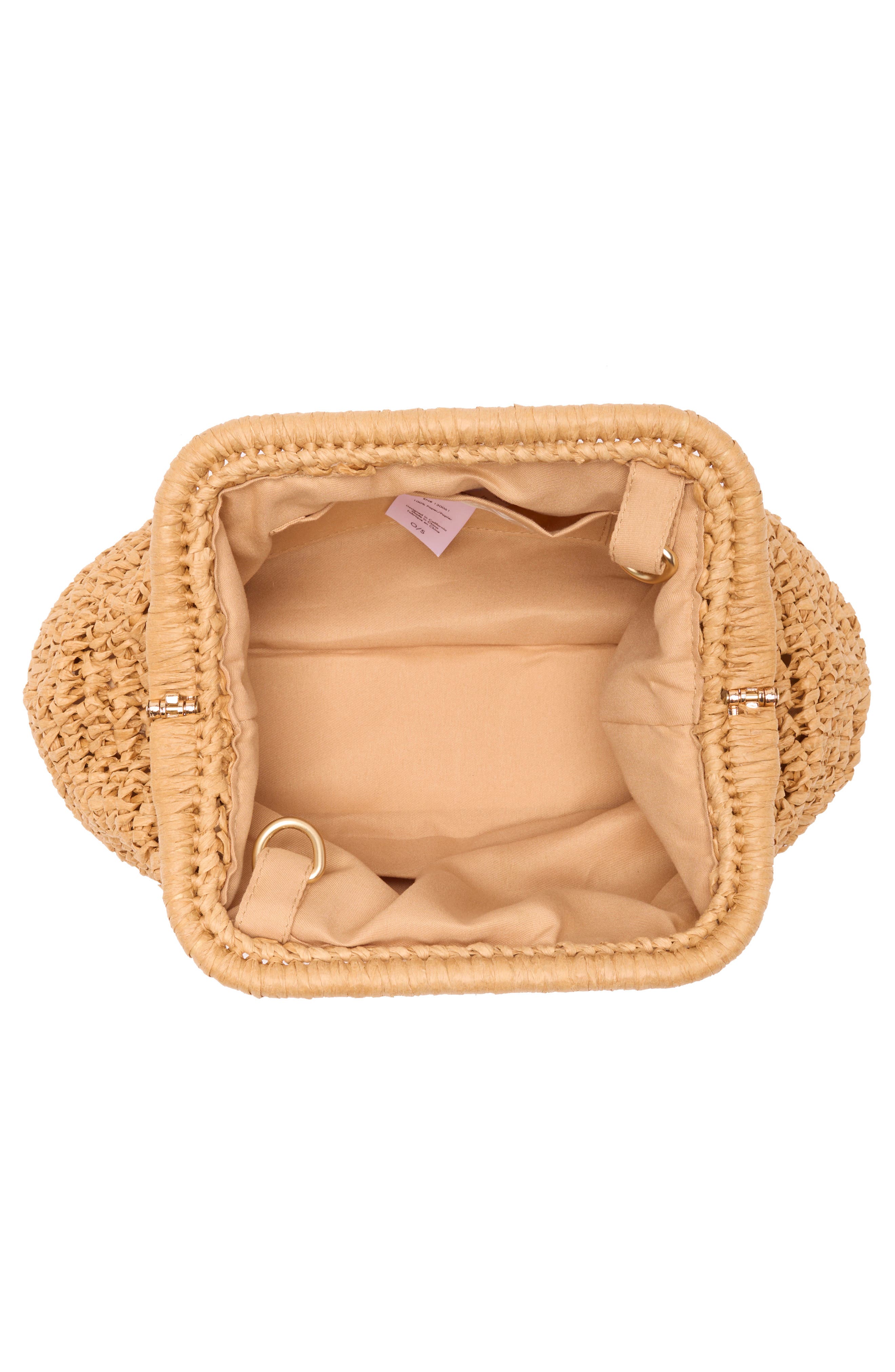LSPACE Harmony Convertible Raffia Clutch, Alternate, color, Natural