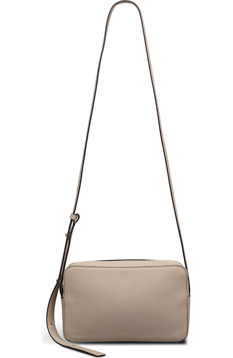 Radley Small Duchess Croc Embossed Leather Crossbody Bag, Main, color, Porcini