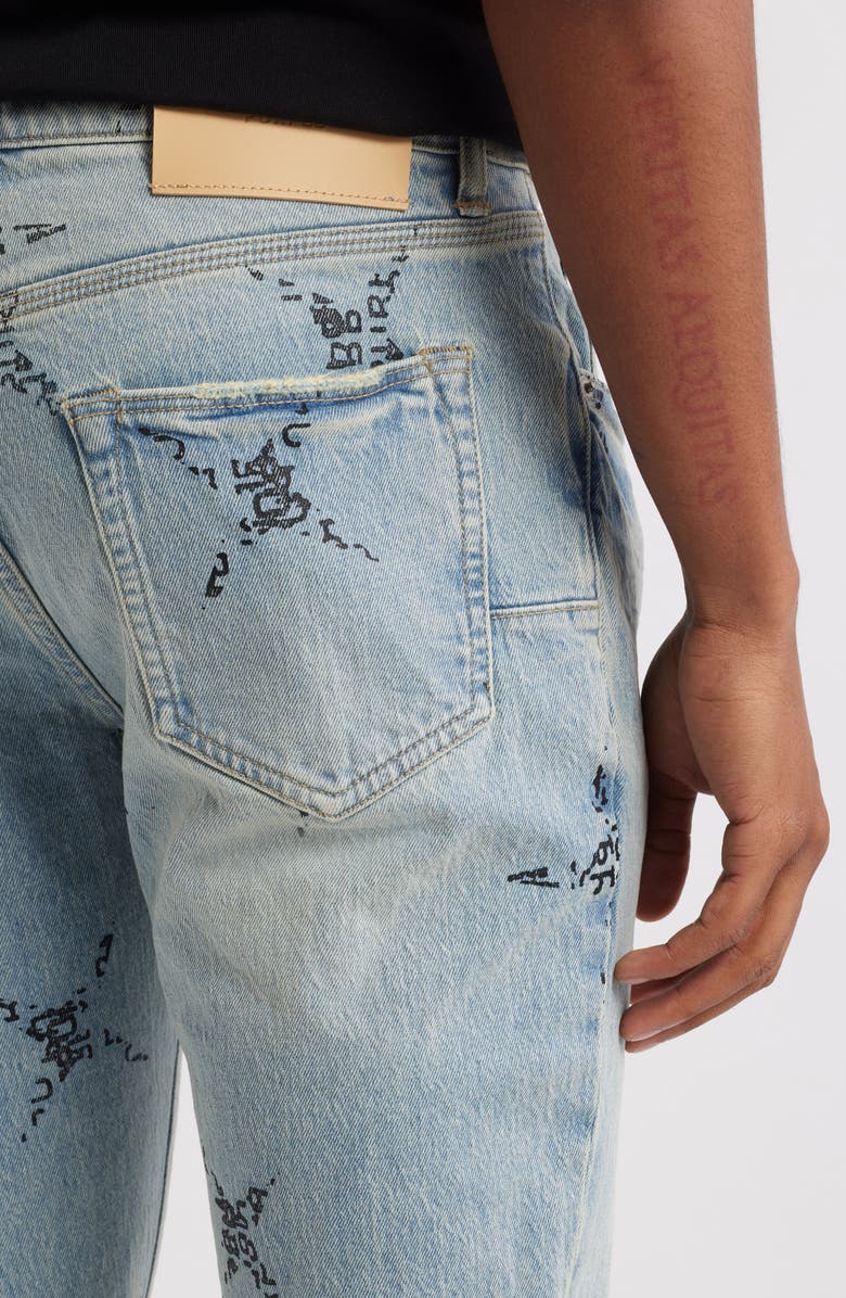 PURPLE BRAND High Waist Raw Hem Skinny Jeans, Alternate, color, Light Indigo