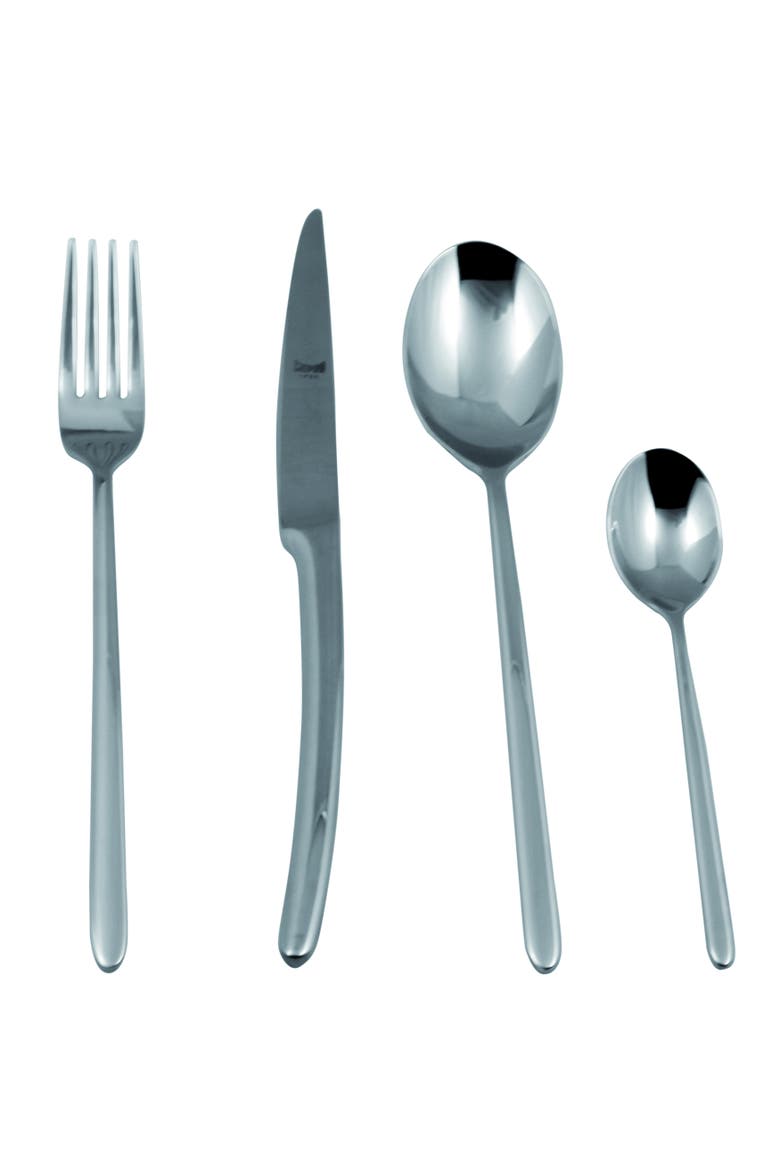 Mosella 24-Piece Flatware Set, Main, color, STAINLESS STEEL
