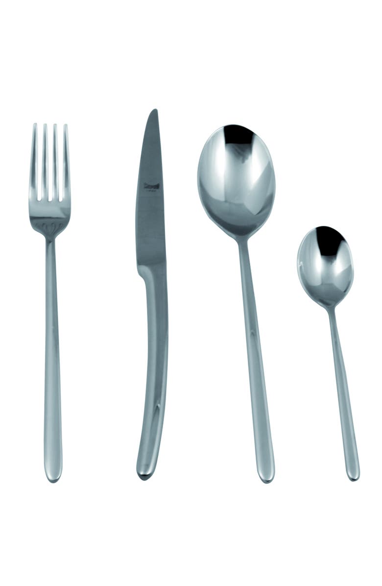 Mepra Mosella Flatware Set - 24 Pieces, Main, color, Silver