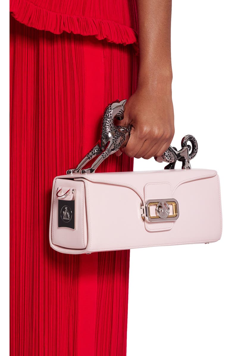 Lanvin Medium Leather Pencil Cat Bag, Alternate, color, Rosé