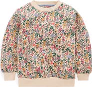 Mini Boden Kids' Floral Print Sweatshirt