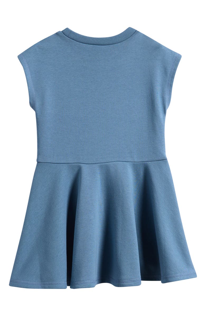 OTTER AVENUE Kids' Drop Waist Cotton Blend Dress, Alternate, color, Indigo Wave