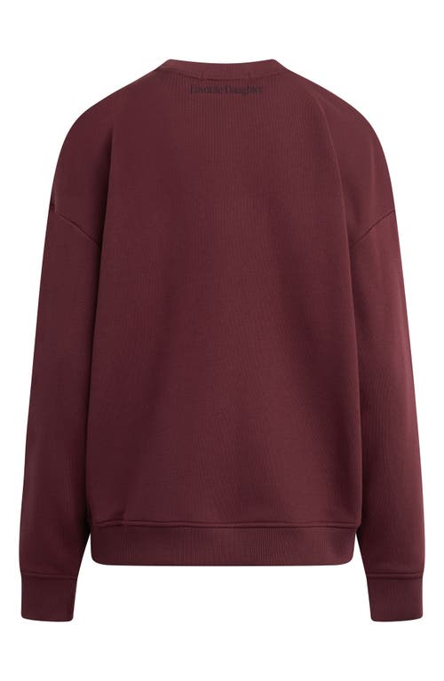 Favorite Daughter Go Sports Sweatshirt In Red