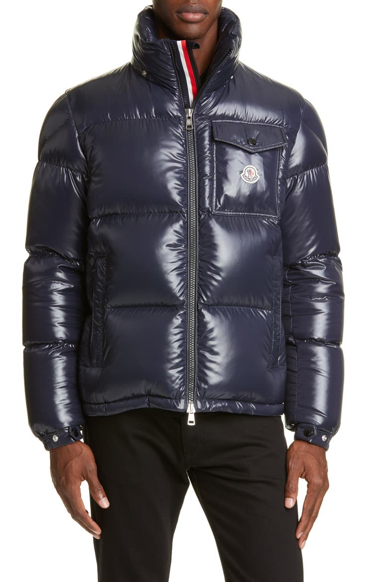 Montebeliard Down Puffer Jacket, Alternate, color, NAVY