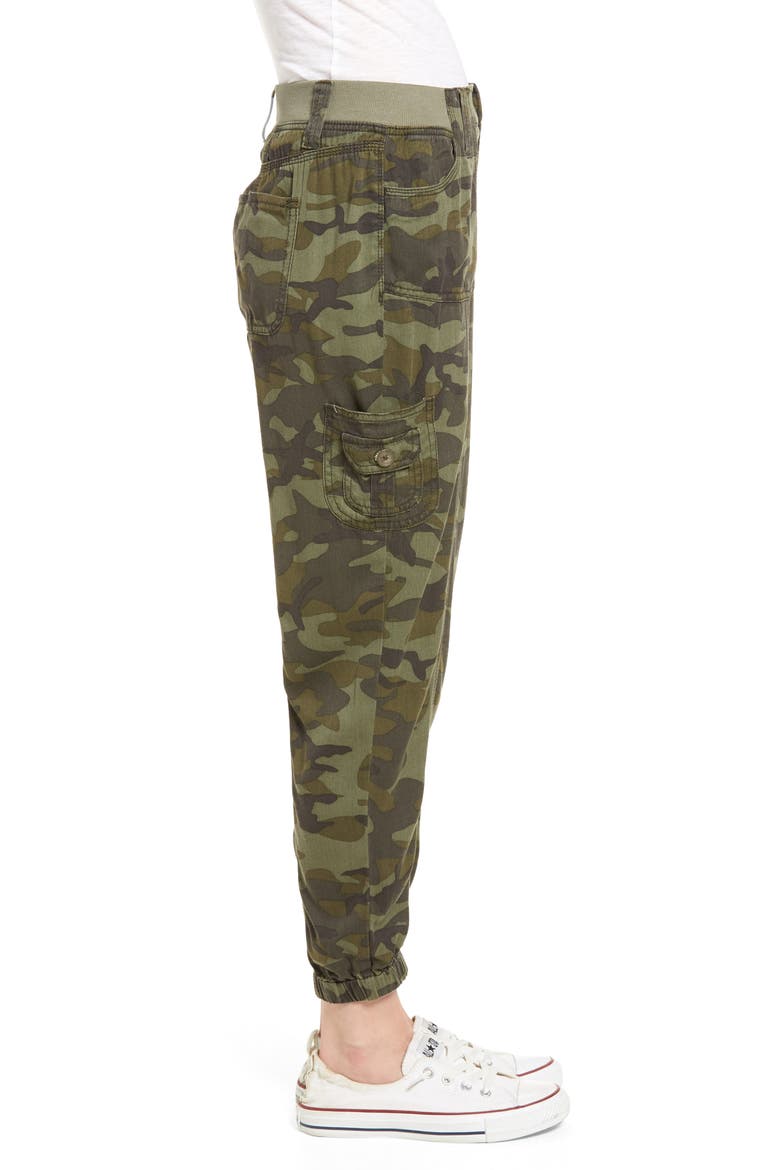 Camo Print Cargo Pants, Alternate, color, CAMO