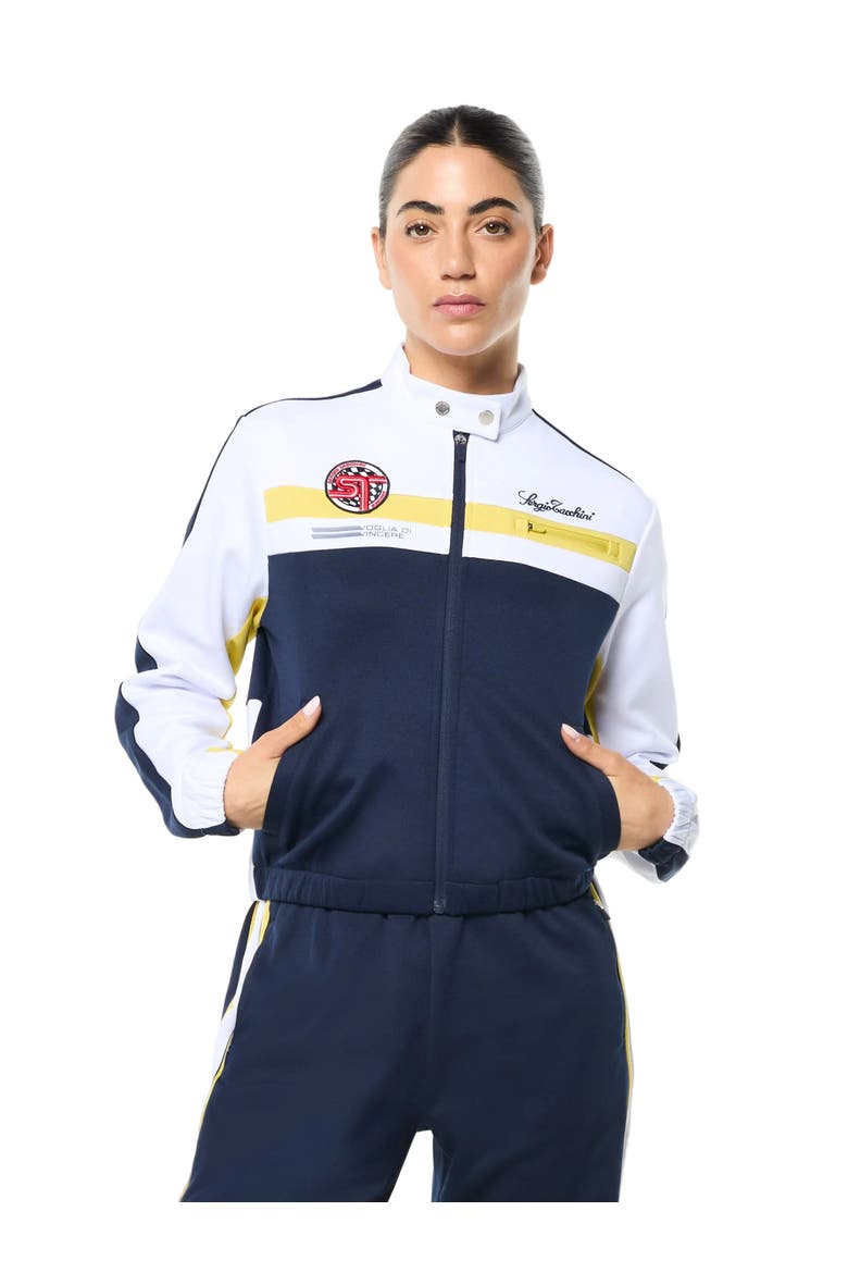 Women's Corsa Track Jacket, Main, color, MARITIME BLUE